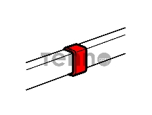 Накладка на стык кабель-каналов LEGRAND 033606 40x12.5мм, 40х16мм, 40x20мм, цвет белый