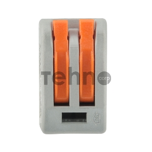 Клемма соединительная многоразовая REXANT 2-проводная, серая, 0.08-4 мм² (20 шт./уп.)