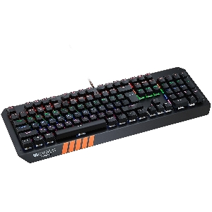 Игровая клавиатура CANYON Hazard CND-SKB6-RU чёрная (Canyon blue swithes, USB, RGB подсветка, DS2CNDSKB6RU)