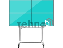 Напольный мобильный стенд ONKRON FSPRO2L-22 для видеостен 2х2 4 x 40”- 50