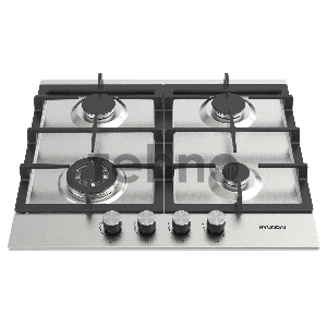Газовая варочная поверхность Hyundai HHG 6435 IX нержавеющая сталь