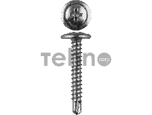 Саморезы ПШМ-С со сверлом для листового металла, 14 х 4.2 мм, 40 шт, ЗУБР