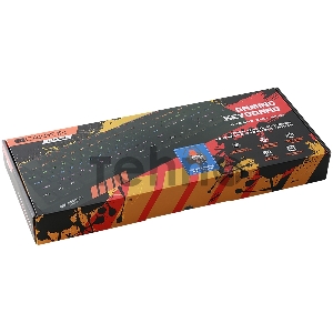 Игровая клавиатура CANYON Hazard CND-SKB6-RU чёрная (Canyon blue swithes, USB, RGB подсветка, DS2CNDSKB6RU)