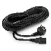 Кабель питания Cablexpert PC-186-1-10M, 10м, Schuko- C13, 3x1кв.мм, черный, с заземлением, пакет, фото 3