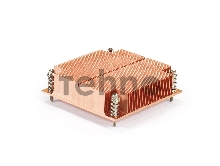 Радиатор для процессора ExeGate EX286164RUS ESNK-0046.1U.115x.Cu (Медный, LGA1150/1151/1155/1156/1200, TDP 100W, 435г, на винтах, с термопастой, Retail box)