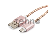 Кабель USB 2.0 Cablexpert CC-G-mUSB02Cu-1.8M, AM/microB, серия Gold, длина 1.8м, золото, блистер