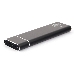Внешний корпус AgeStar USB 3.1 Type-C M.2 NVME (M-key)  AgeStar 31UBNV5C (BLACK), алюминий, черный, фото 2