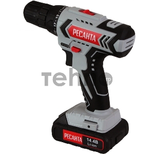 Дрель-шуруповерт Ресанта ДА-14-2Л аккум. патрон:быстрозажимной