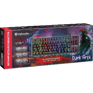 Клавиатура USB DARK ARTS GK-375 RU 45375 DEFENDER