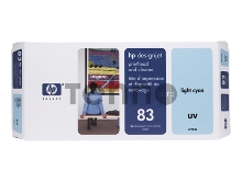 Картридж струйный HP 83 C4964A светло-голубой печатающая головка для HP DJ 5500UV/5500psUV/5000UV/5000psUV