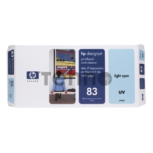 Картридж струйный HP 83 C4964A светло-голубой печатающая головка для HP DJ 5500UV/5500psUV/5000UV/5000psUV