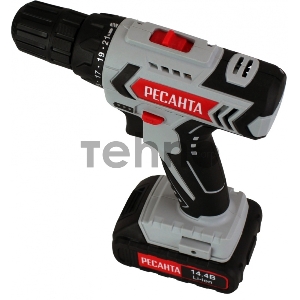 Дрель-шуруповерт Ресанта ДА-14-2Л аккум. патрон:быстрозажимной