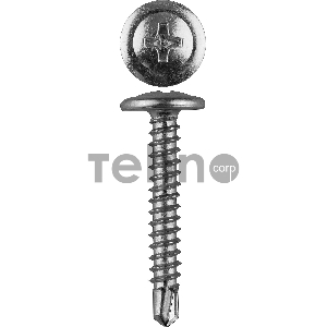 Саморезы ПШМ-С со сверлом для листового металла, 41 х 4.2 мм, 15 шт, ЗУБР