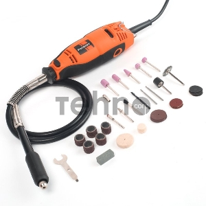 Гравер электрический PATRIOT EE 160  с гибким валом, 160Вт, 40 насадок в комплекте, кейс