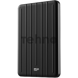 Накопитель External SSD Silicon Power 256Gb Bolt B75 Pro <SP256GBPSD75PSCK> (USB 3.1 Gen2 Type C, 520/450Mbs, противоударный MIL-STD 810G, 124х82х12mm, 75g) Black