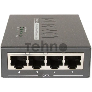 HPOE-460 управляемый хаб  PoE инжекторов 4-Port 802.3at 30W High Power over Ethernet Injector Hub - 120W External Power Adapter