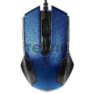 Мышь Qumo Office M14 Blue, проводная, оптическая