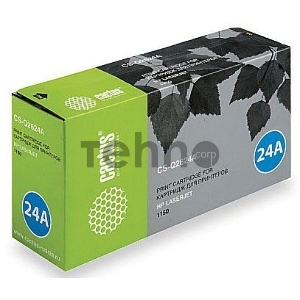 Тонер Картридж Cactus CS-Q2624A черный для HP LaserJet 1150 (2500стр.)