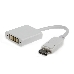 Переходник DisplayPort - DVI Cablexpert A-DPM-DVIF-002-W, 20M/19F, белый, пакет, фото 2