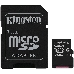 Флеш карта microSDHC 64GB microSDXC Class10 Kingston <SDCS2/64GB> Class10 UHS-I Canvas Select up to 100MB/s с адапт., фото 2