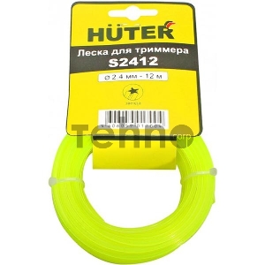 Леска для садовых триммеров Huter S2412 d=2.4мм L=12м для Huter GGT-800S(T)/1000S(T)/1300S(T)/1500S(T) (71/2/12)