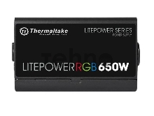 Блок питания Thermaltake Litepower RGB 650W (PS-LTP-0650NHSANE-1) v2.3, A.PFC, 80 Plus , Fan 12 cm, Retail