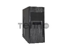Корпус Minitower ExeGate MA-373X Black, mATX <UN350, 120mm> 2*USB, Audio