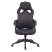 Кресло игровое Zombie DRIVER черный эко.кожа с подголов. крестовина пластик, фото 6