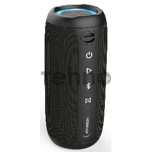 Колонка порт. Hyundai H-PAC610 черный 20W 2.0 BT/3.5Jack 10м 2000mAh