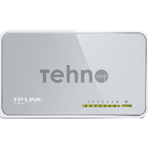 Коммутатор TP-Link SOHO   TL-SF1008D Коммутатор 8-port 10/100M mini Desktop Switch, 8 10/100M RJ45 ports, Plastic case
