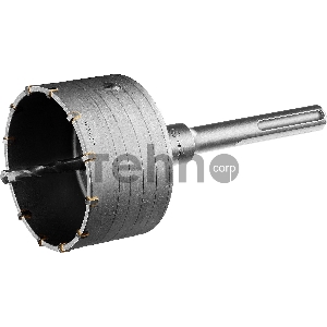 Коронка ЗУБР 2918-100  по бетону профессионал с державкой sds-max 100мм