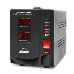 Стабилизатор напряжения Powerman AVS-D Voltage Regulator 2000VA, Digital Indication, 2x Schuko Outlets, 1m Power Cord, 230V, 1 year warranty, Black, фото 1