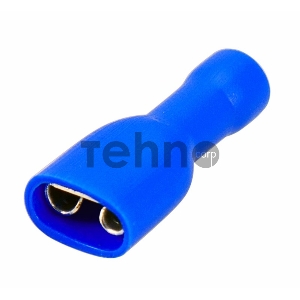 Клемма плоская полностью изолированная гнездо 6.6 мм 1.5-2.5 мм² (РППи-м 2.5-(6.3)) REXANT