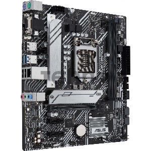 Материнская плата ASUS PRIME H510M-A, LGA1200, H510, 2*DDR4, D-Sub/DP/HDMI, SATA3, Audio, Gb LAN, USB 3.2*4, USB 2.0*6, COM*1 header (w/o cable), mATX