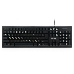 Клавиатура Гарнизон GK-120, USB, черный, поверхность- карбон, фото 1
