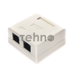 Розетка NA218 RJ-45 кат.6 внешняя 2 порта, 110&Krone