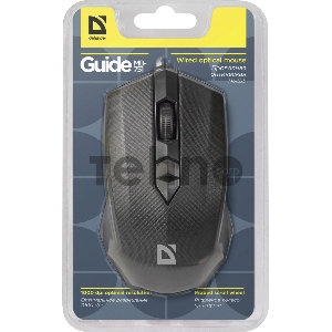 Мышь проводная DEFENDER USB OPTICAL MB-751 BLACK 52751