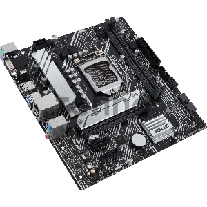 Материнская плата ASUS PRIME H510M-A, LGA1200, H510, 2*DDR4, D-Sub/DP/HDMI, SATA3, Audio, Gb LAN, USB 3.2*4, USB 2.0*6, COM*1 header (w/o cable), mATX