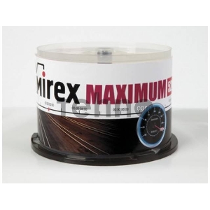 Диск CD-R Mirex 700 Mb, 52х, Maximum, Cake Box (50), (50/300)