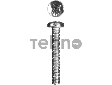 Винт DIN 7985, M3x8 мм, 35 шт, класс прочности 8.8, оцинкованный, ЗУБР