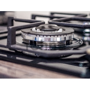 Панель варочная LEX GVG 640-1 BL  газовая 1000-3500Вт 4конфорки газ контроль