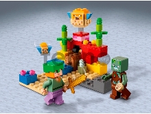 Конструктор Lego Minecraft Коралловый риф (21164)