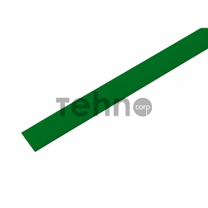 Термоусаживаемая трубка REXANT 13,0/6,5 мм, зеленая, упаковка 50 шт. по 1 м