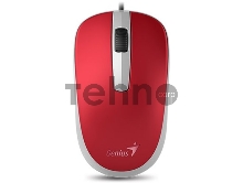 Мышь Genius Mouse DX-120 (Cable, Optical, 1000 DPI, 3bts, USB) Red