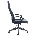 Кресло игровое Zombie DRIVER черный/голубой искусственная кожа с подголов. крестовина пластик, фото 7