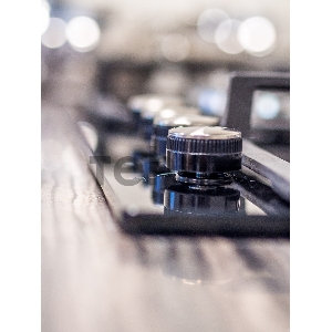 Панель варочная LEX GVG 640-1 BL  газовая 1000-3500Вт 4конфорки газ контроль