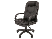 Офисное кресло Стандарт СТ-68  черное (экокожа)