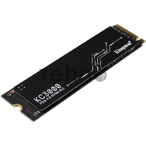 Накопитель SSD M.2 Kingston 512Gb KC3000 <SKC3000S/512G> (PCI-E 4.0 x4, up to 7000/3900Mbs, 3D TLC, NVMe, 400TBW, Phison E18, 22х80mm, LP heatsink)