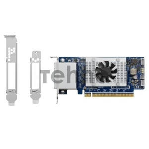 Плата расширения QNAP QXP-1620S-B3616W 12 Gb/s SAS expansion card, 4 SFF-8644 ports, PCIe Gen3 x16