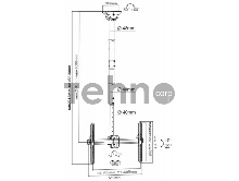 Кронштейн для телевизора Arm Media LCD-3000 черный 32